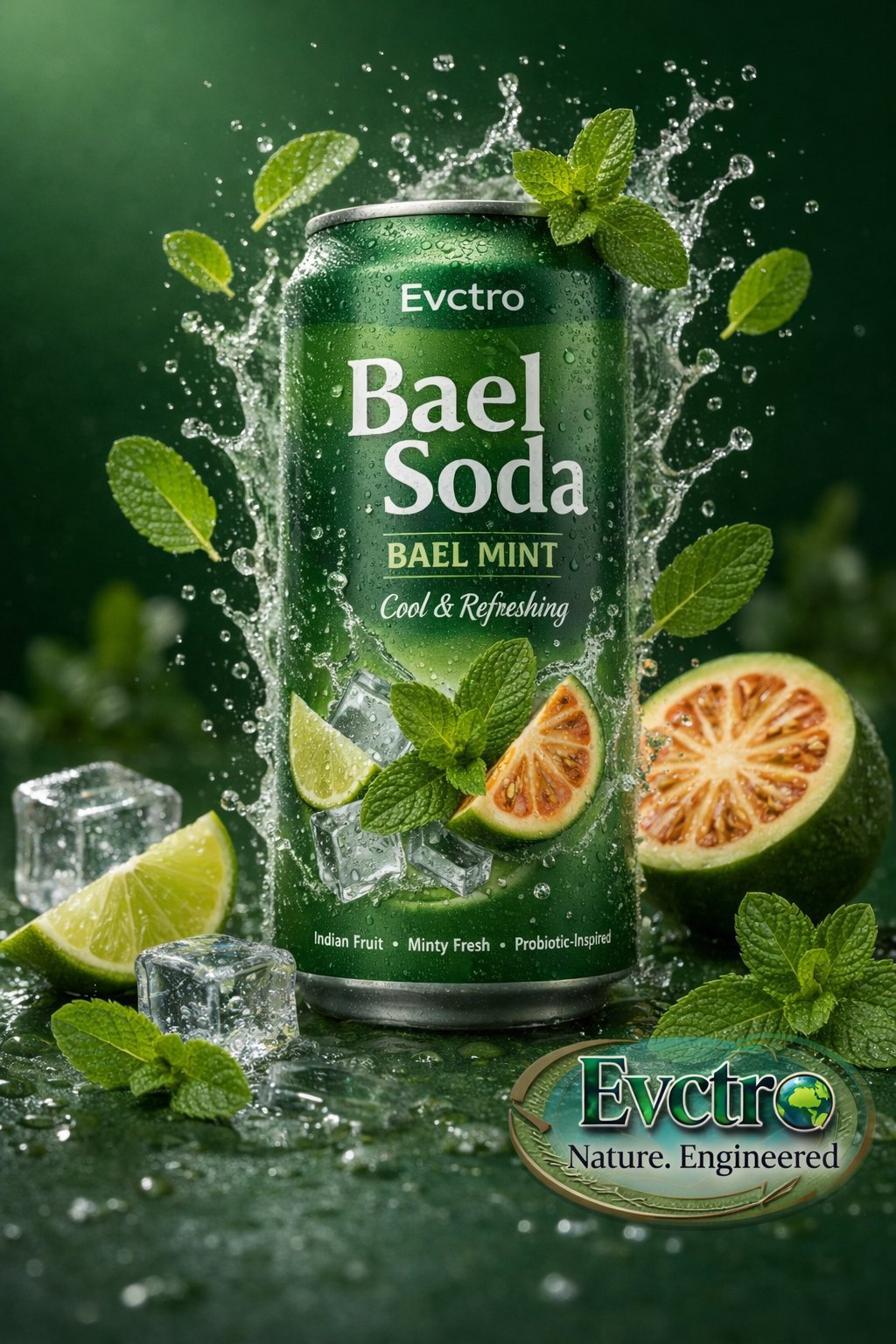 Bael Mint Soda — cool green