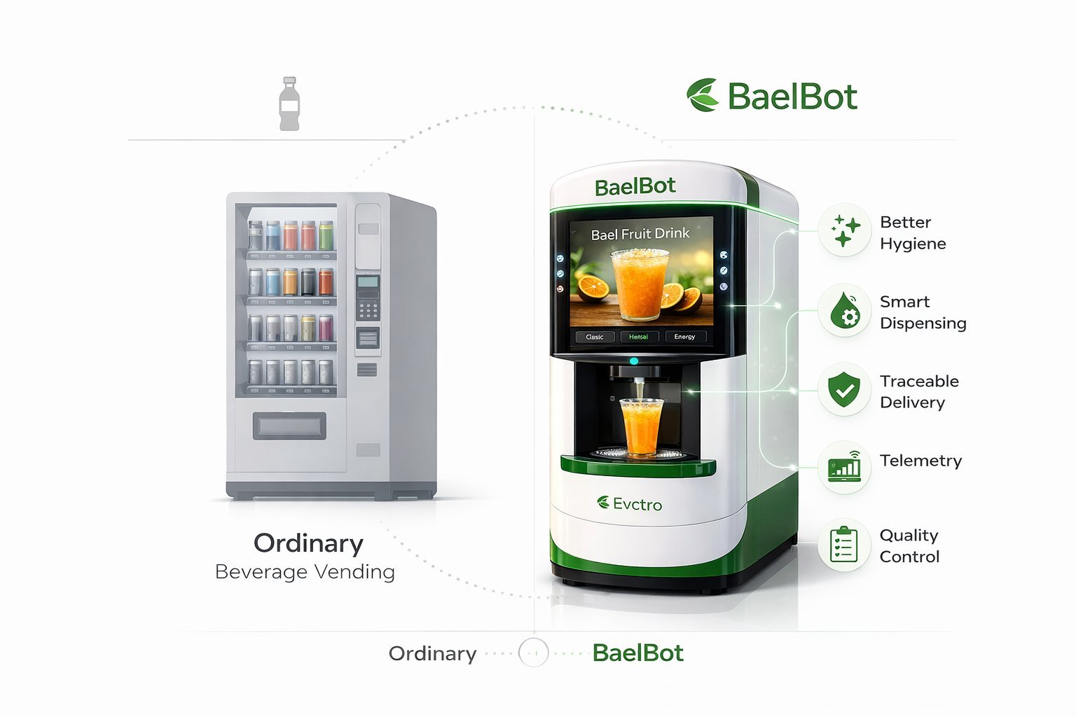 BaelBot dispensing